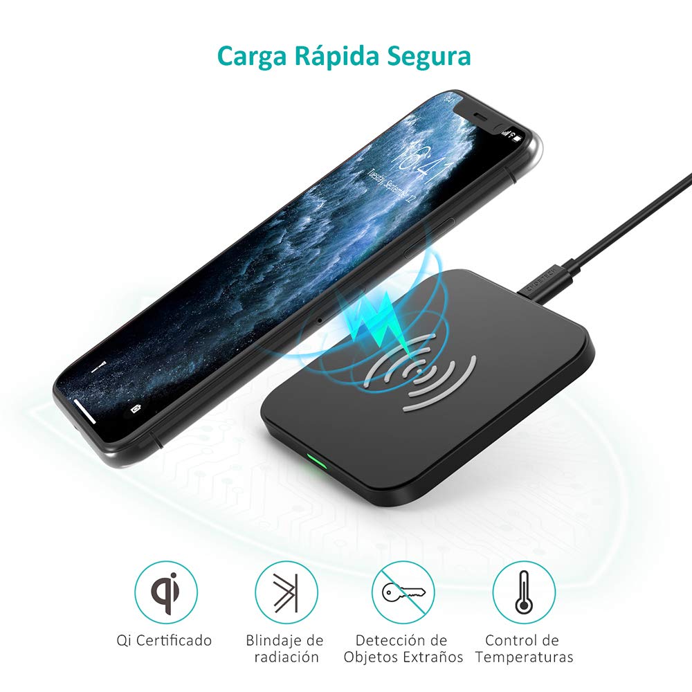 Cargador Inalámbrico Rápido 10W, T511-S